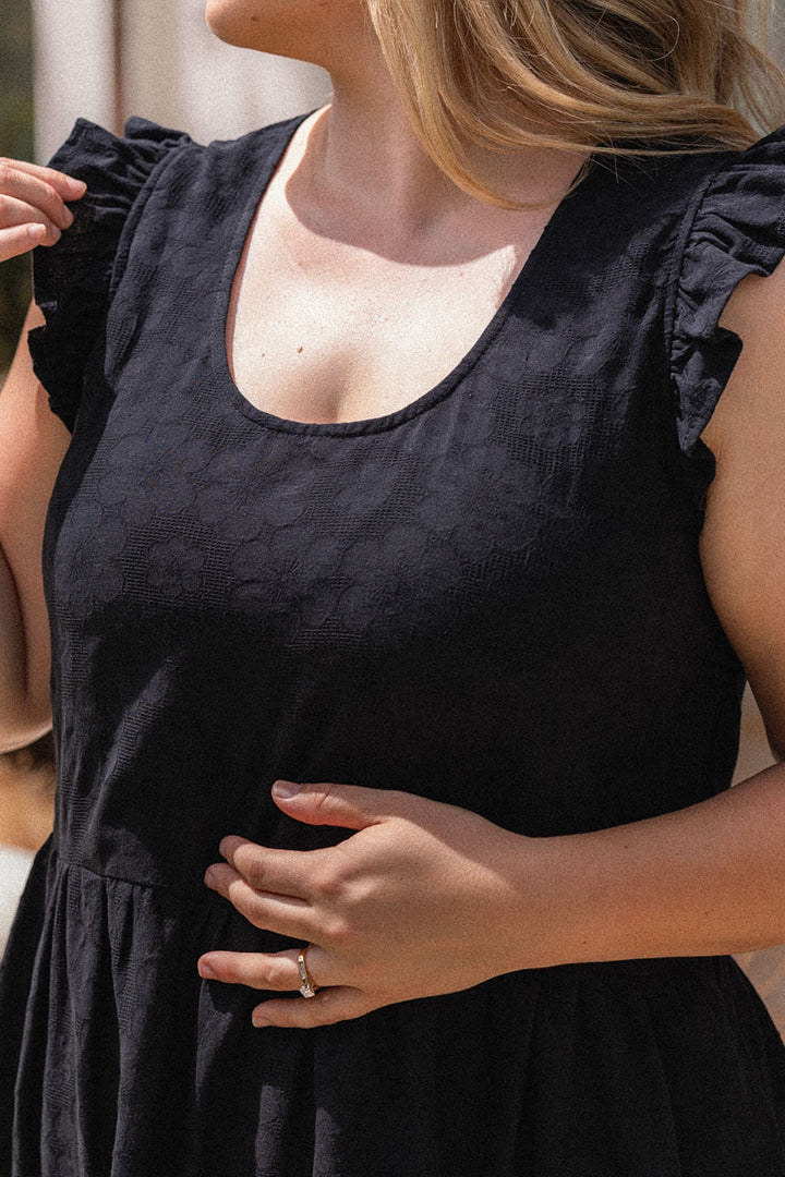 Lucy Dress - Black Flower