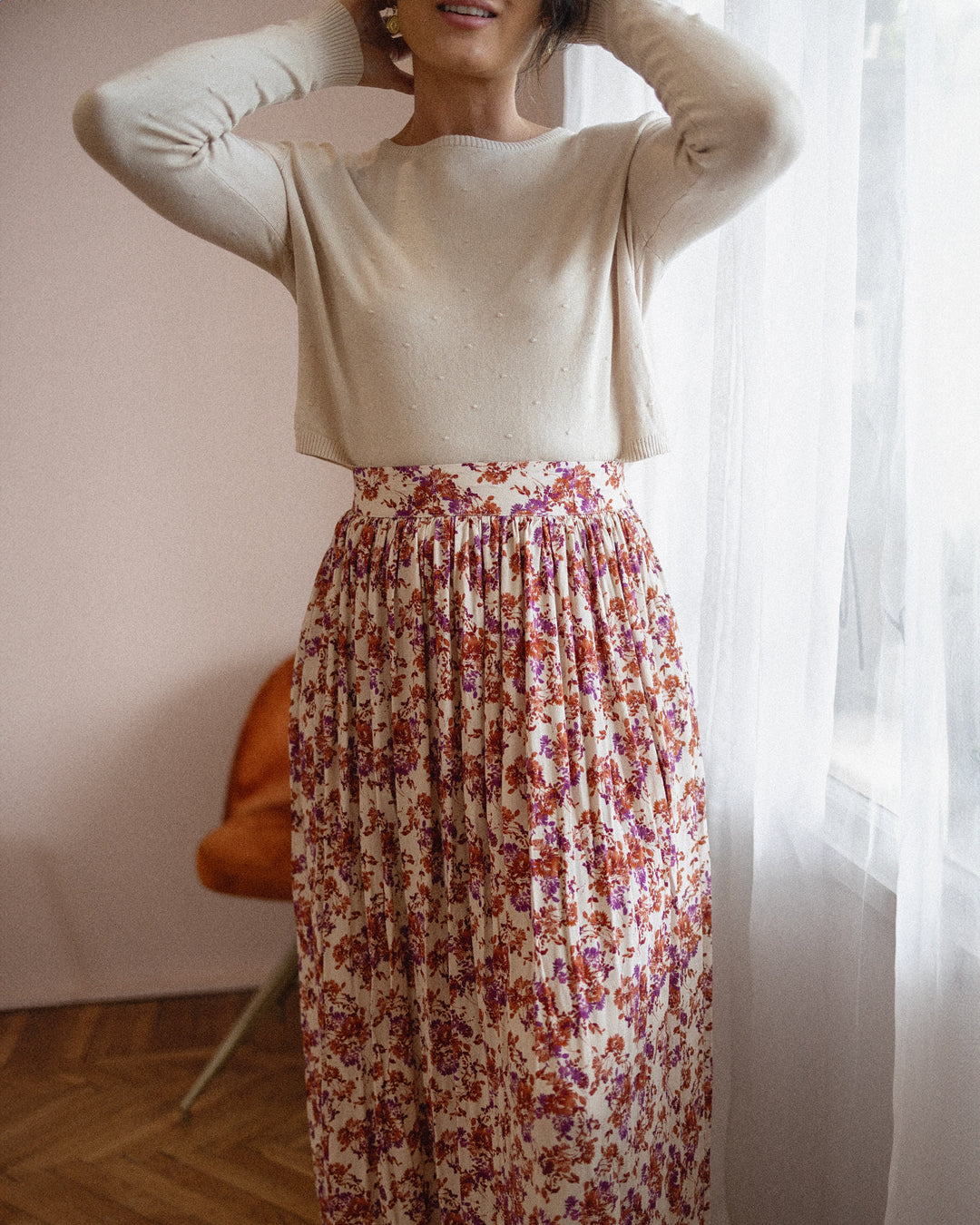 PRE ORDER<br>Chilli Skirt - Autumn Floral