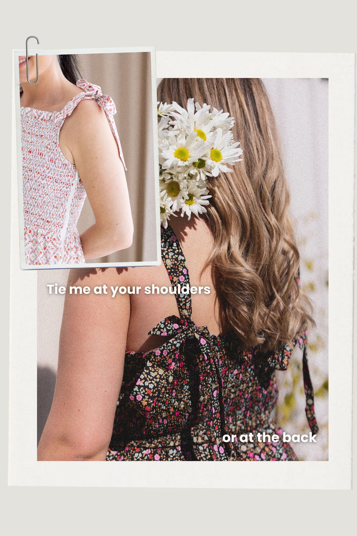 Charlotte Dress - Trellis Rose