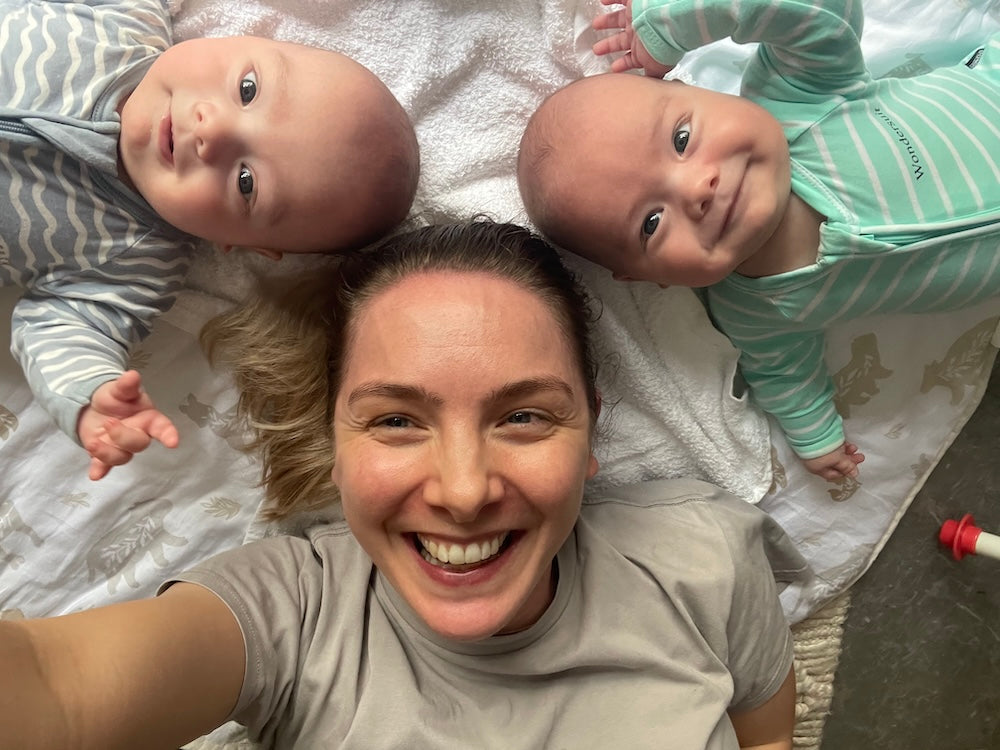 Twin mum tips for parenting 3 under 2