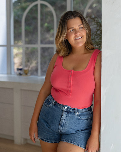 Susie Singlet - Raspberry
