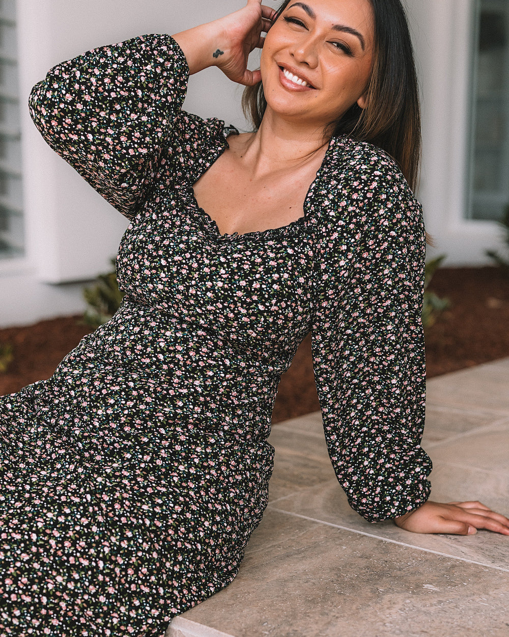 Daphne Dress - Rose
