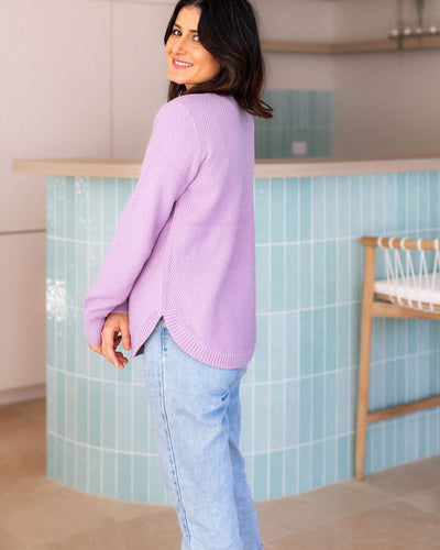 Augie Knit - Sweet Lilac