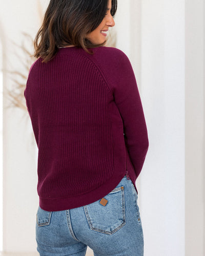 Harmony Knit - Damson Plum
