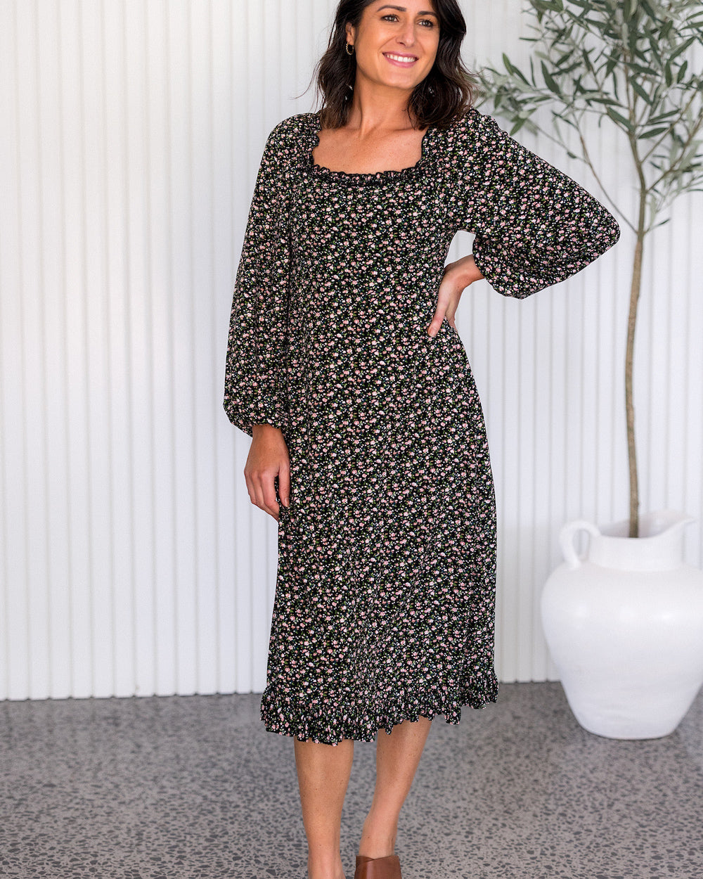 Daphne Dress - Rose