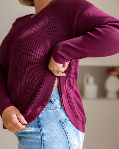 Harmony Knit - Damson Plum