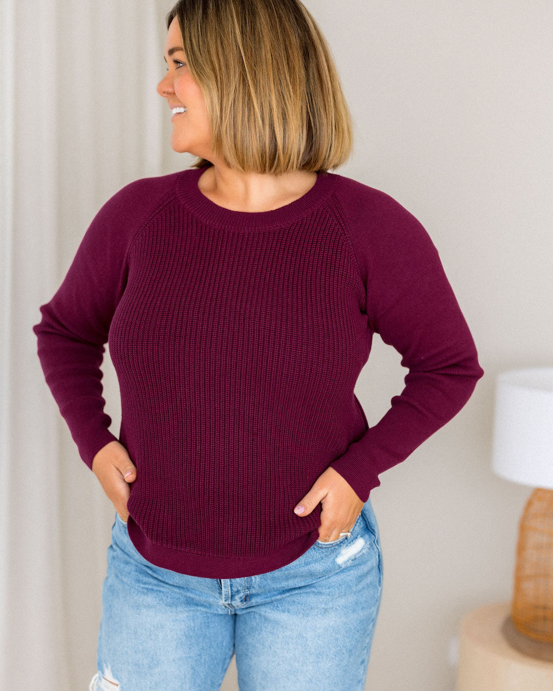 Harmony Knit - Damson Plum