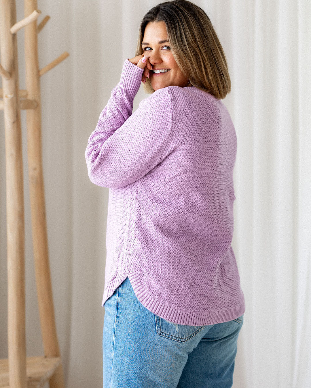 Augie Knit - Sweet Lilac