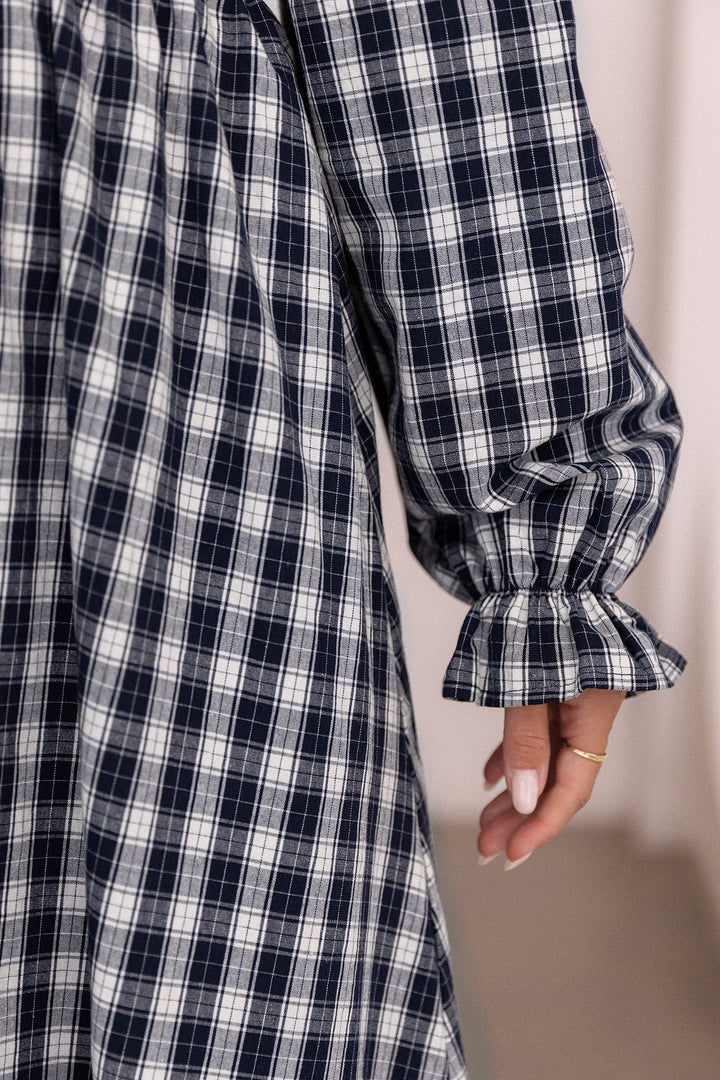 Rosie Dress - Midnight Gingham
