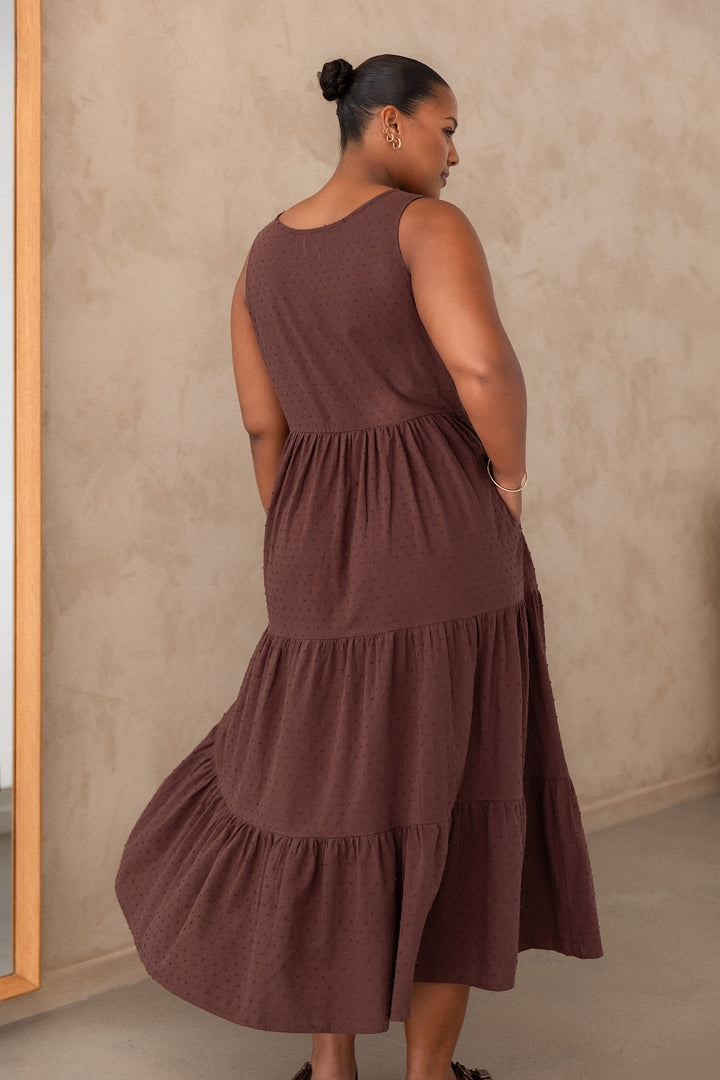 Siena Dress - Chocolate Chip