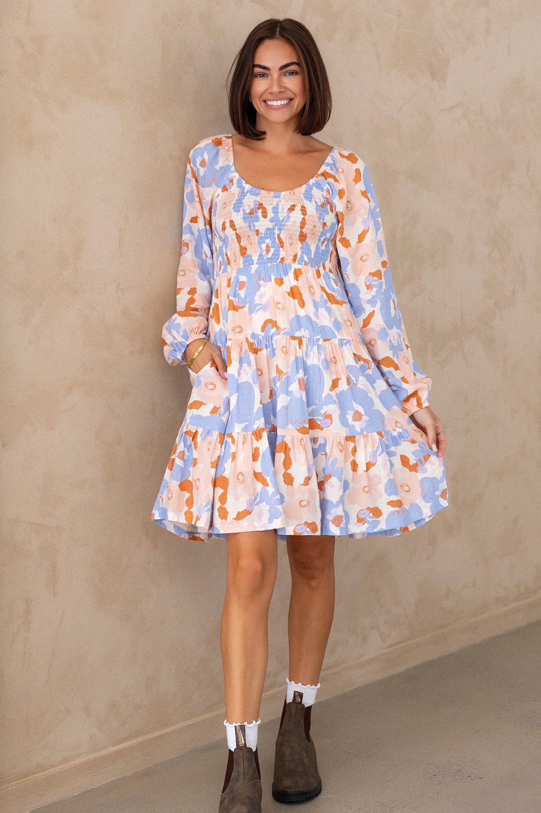 Skye Dress - Blooming Winter