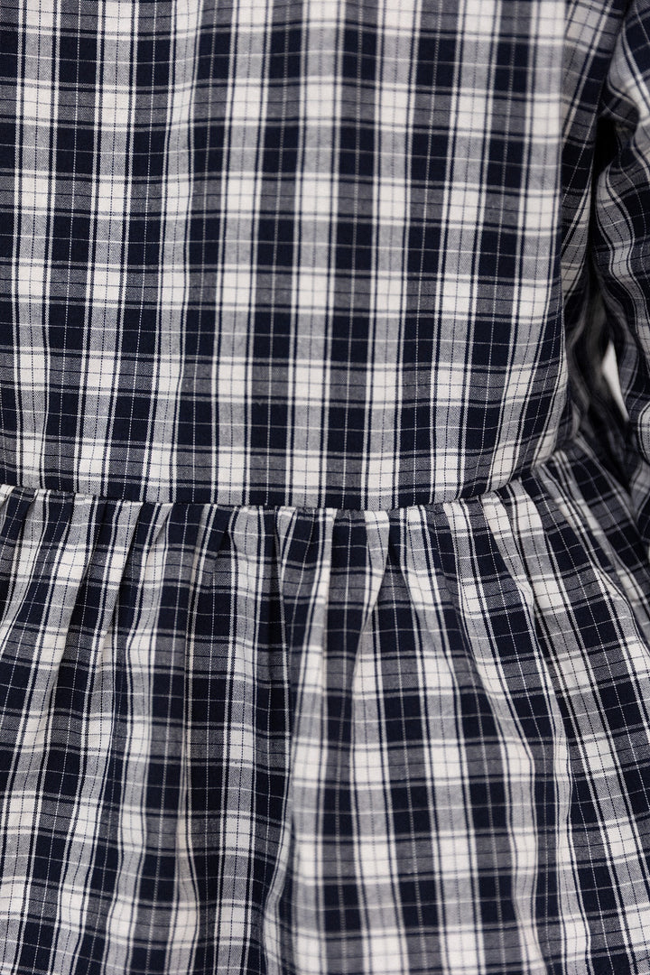 Whitney Top - Midnight Gingham