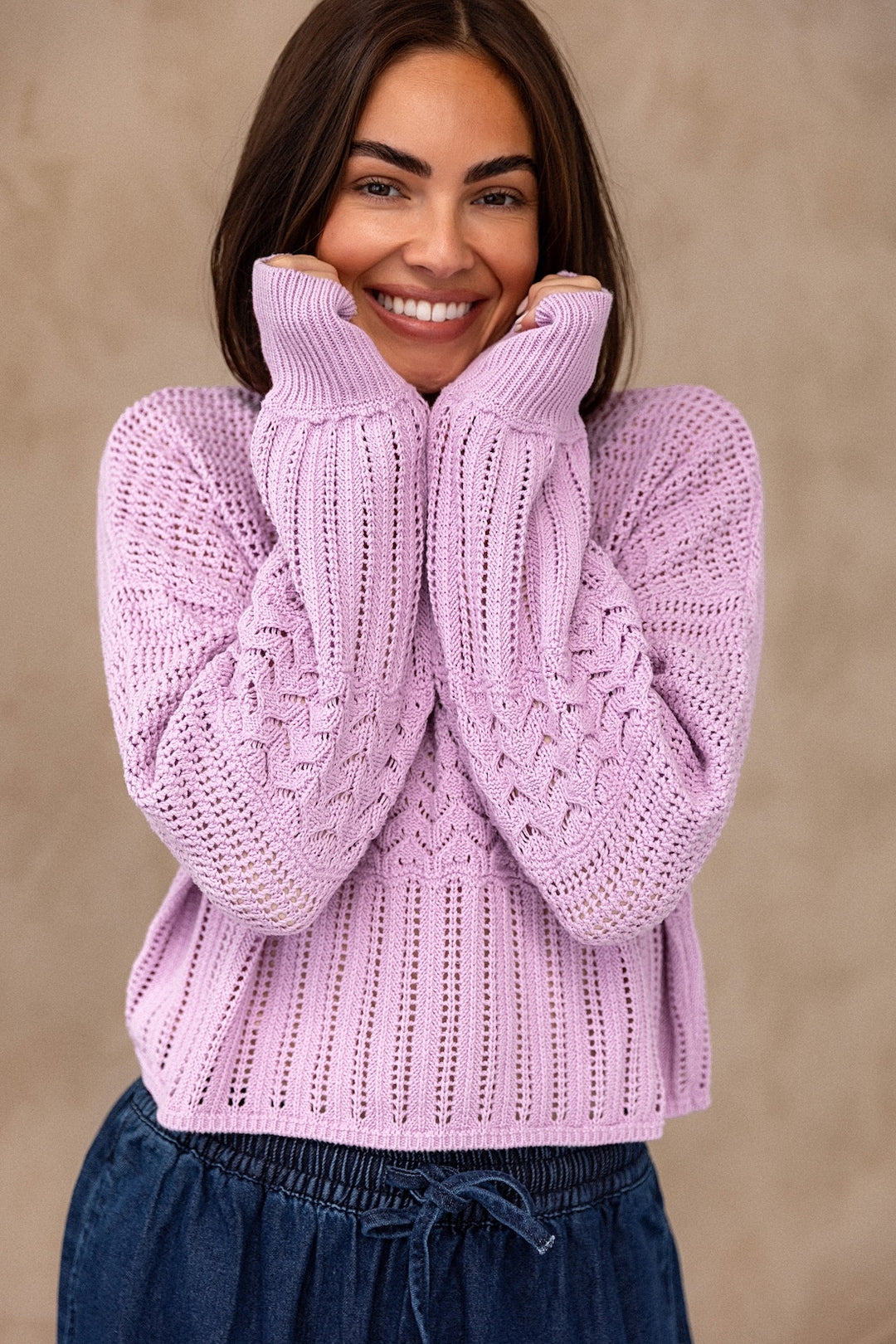 Freya Knit - Lilac