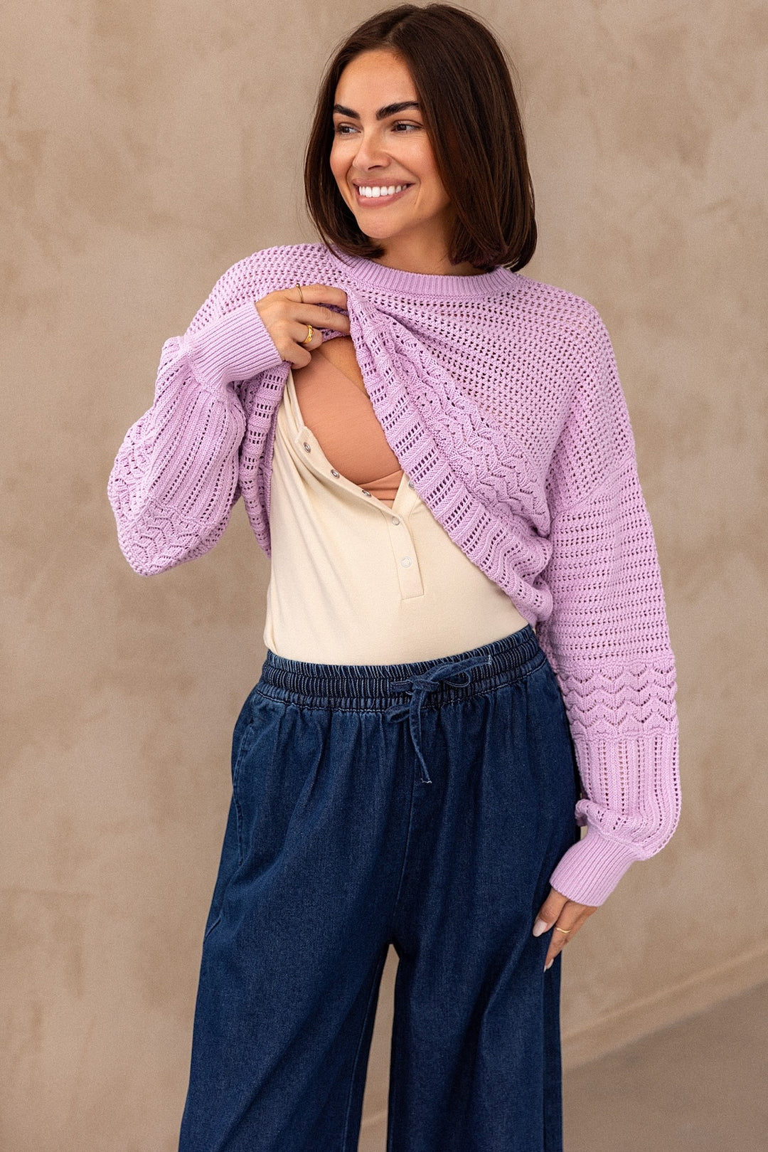 Freya Knit - Lilac