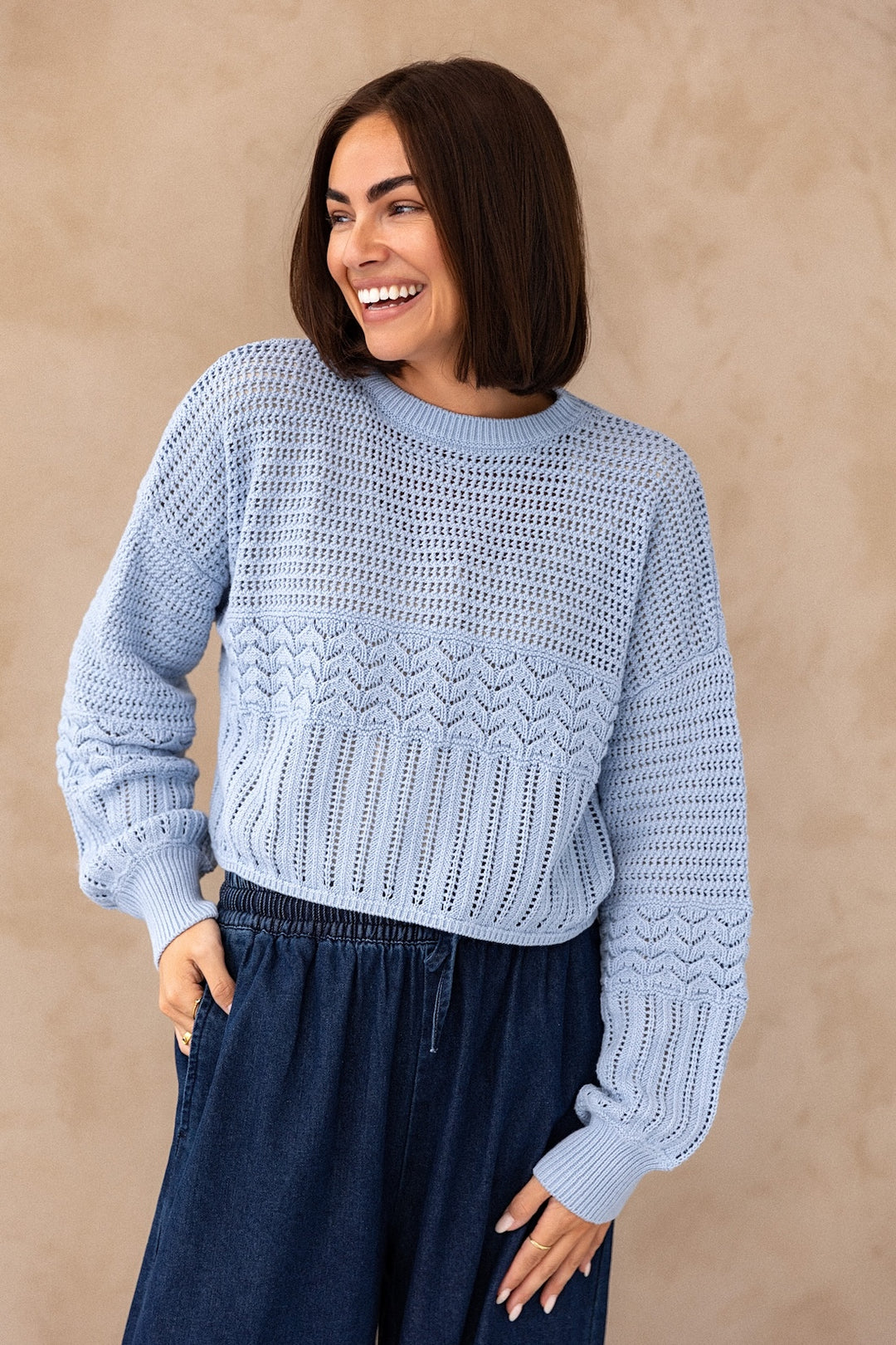 Freya Knit - Chambray