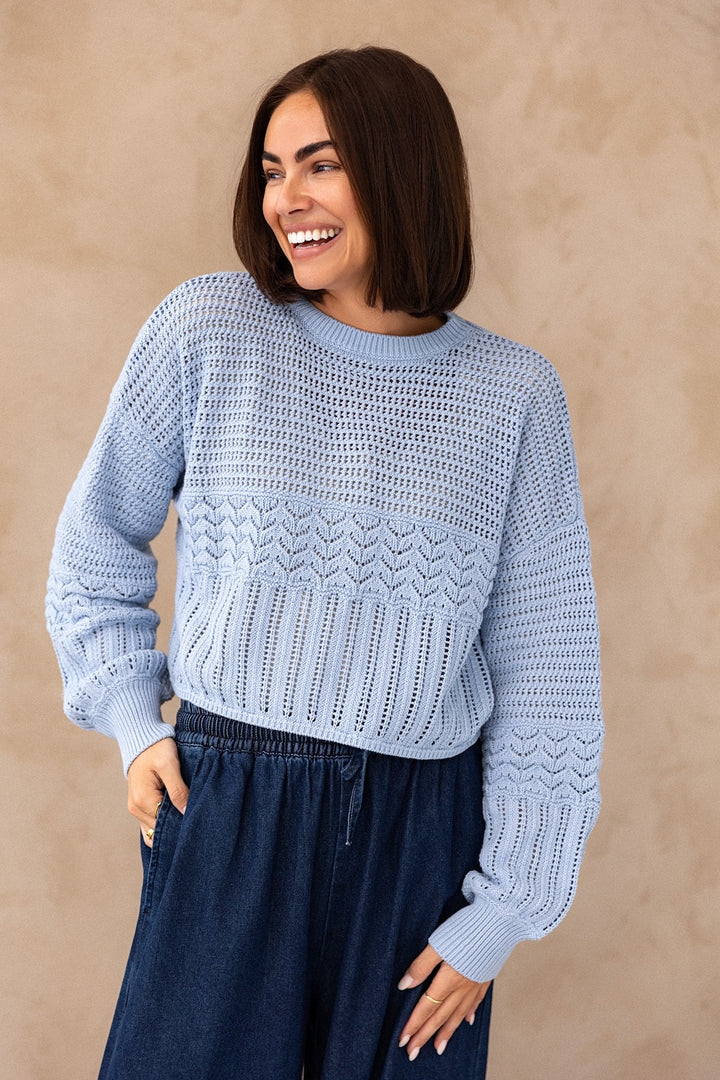 Freya Knit - Chambray