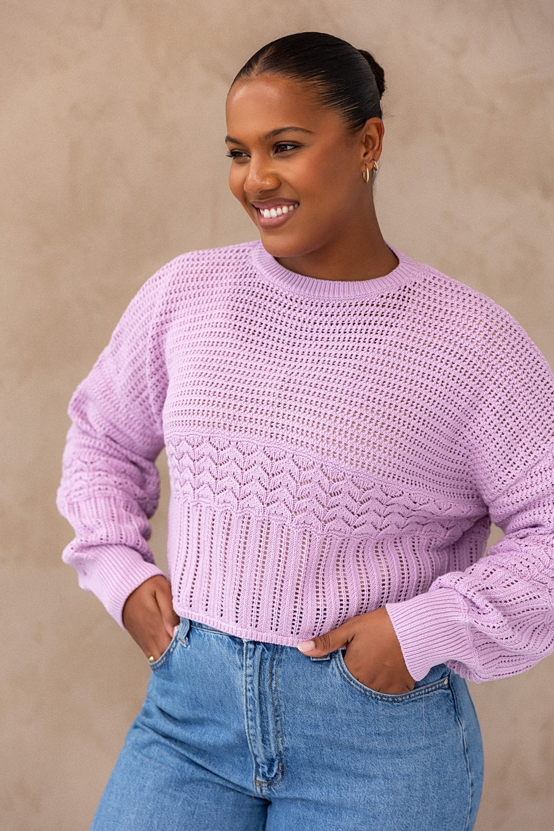 Freya Knit - Lilac