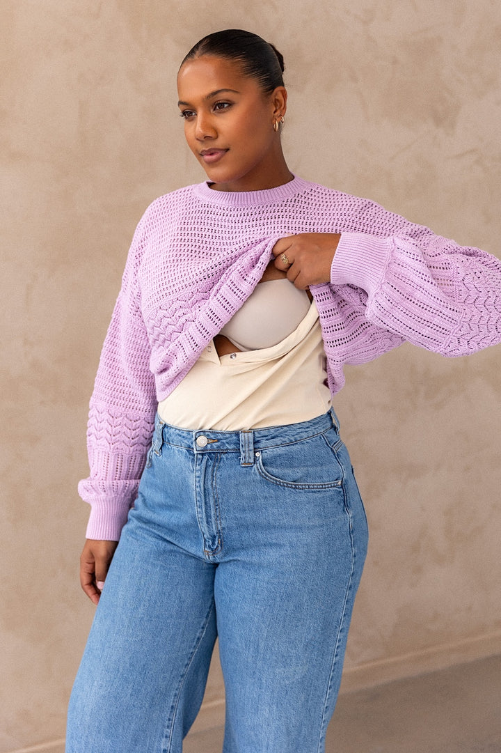 Freya Knit - Lilac