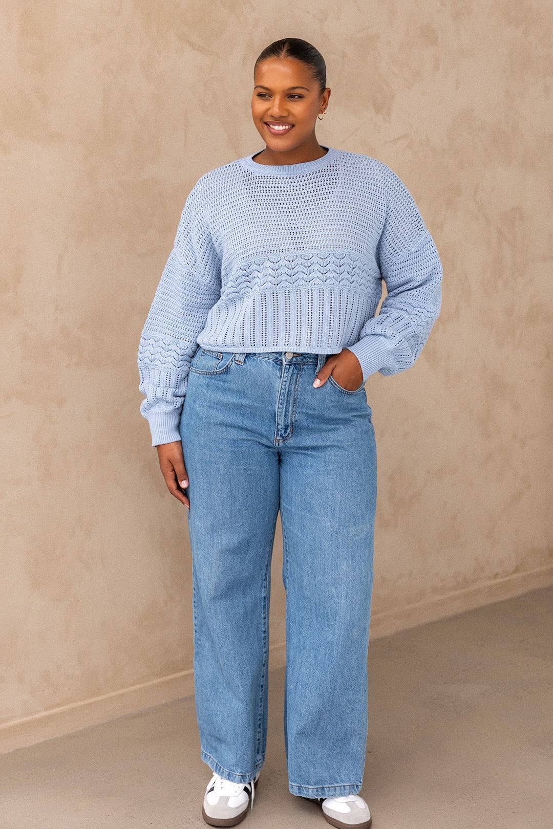 Freya Knit - Chambray