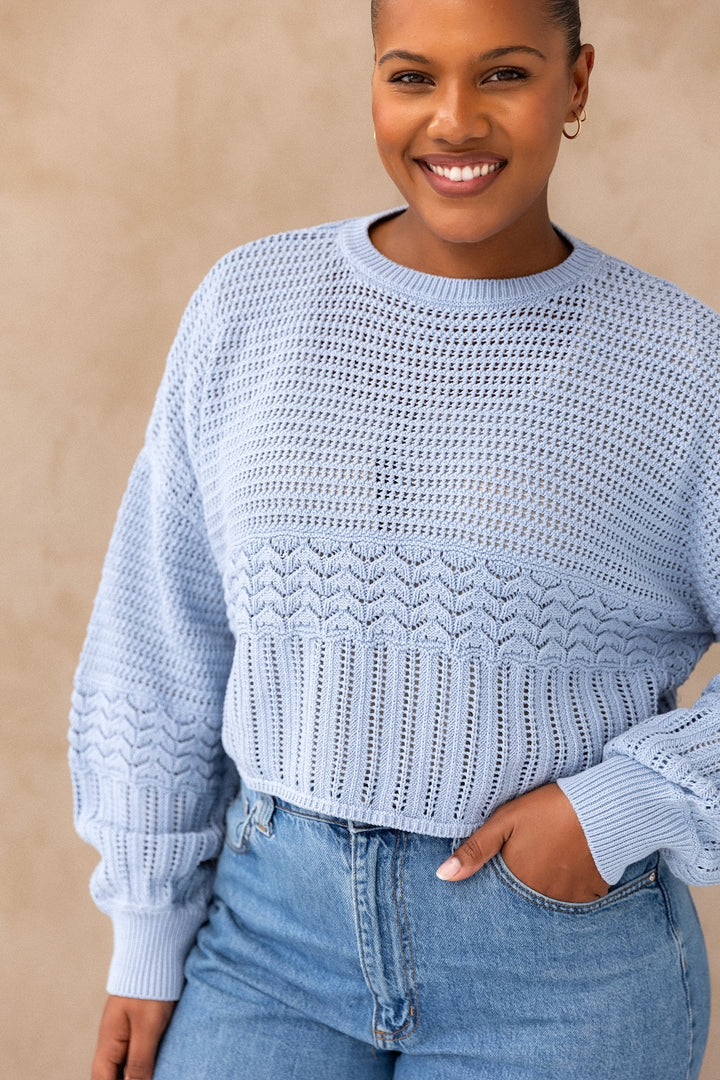 Freya Knit - Chambray