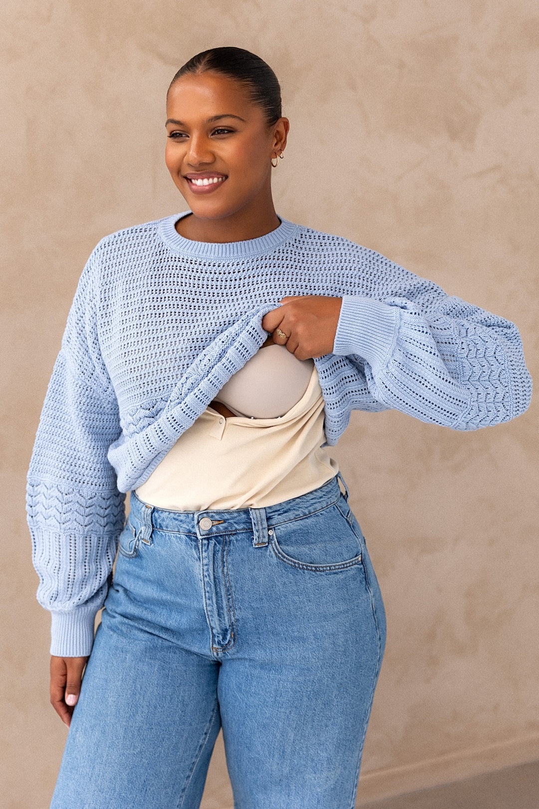 Freya Knit - Chambray