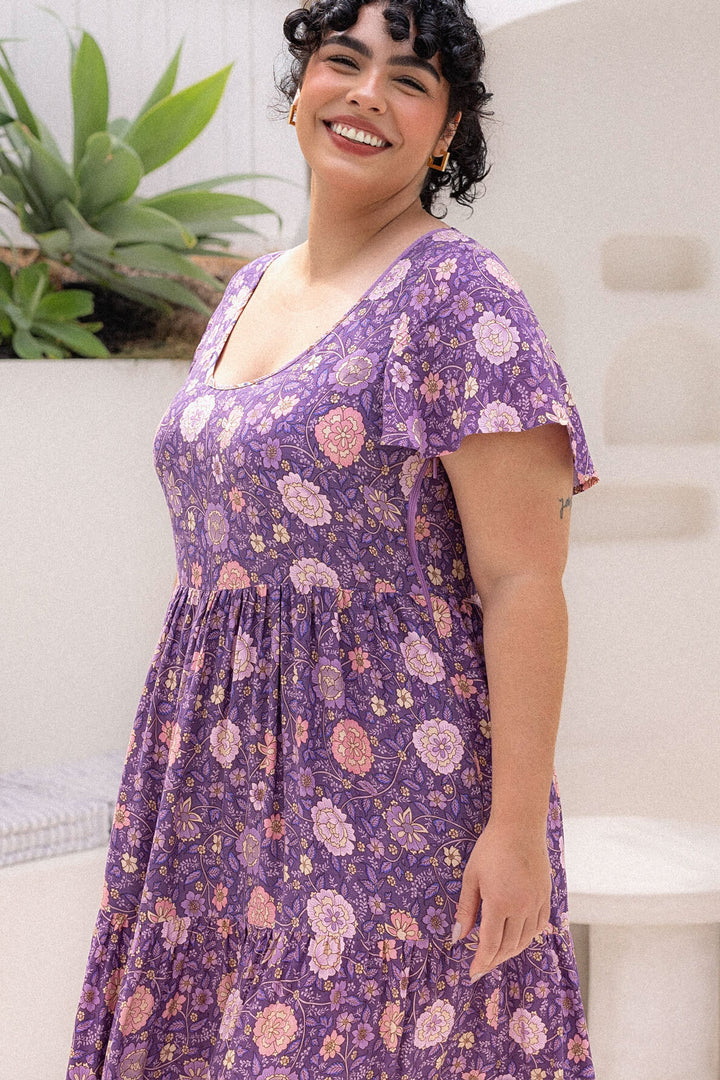 Audrina Dress - Orchid Vista