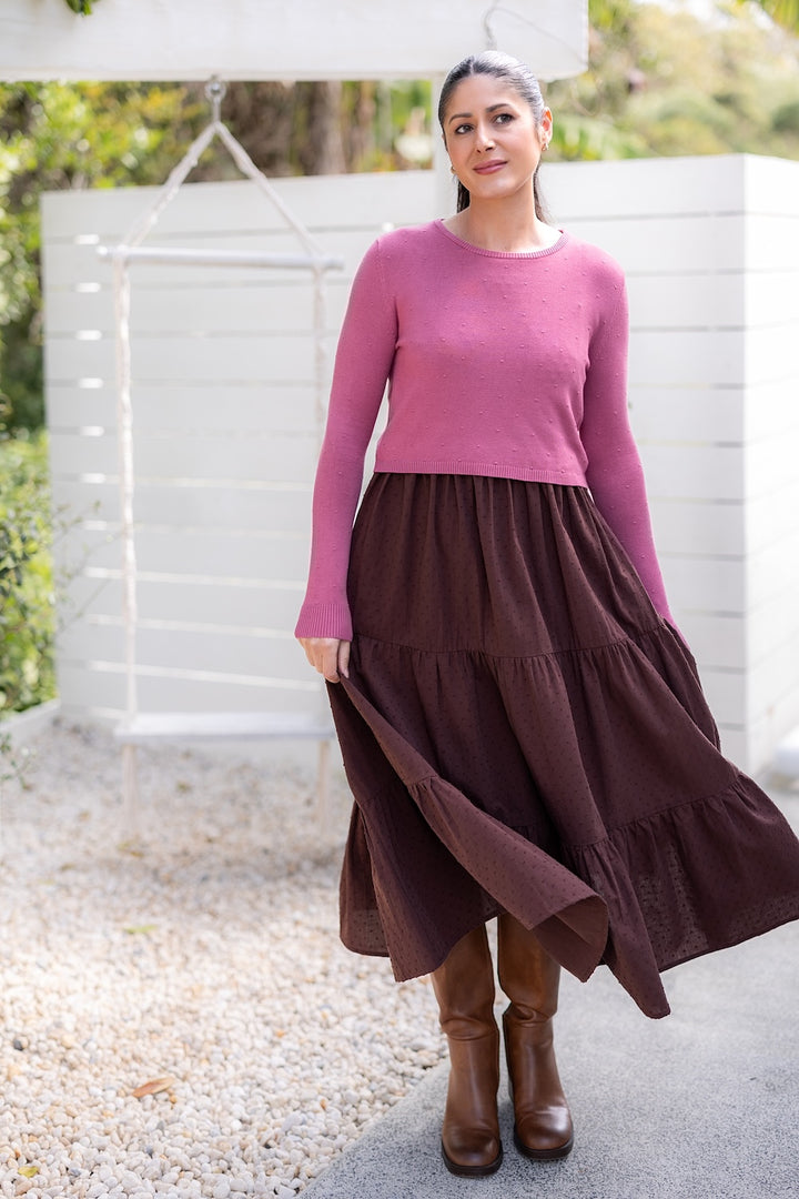 Siena Dress - Chocolate Chip
