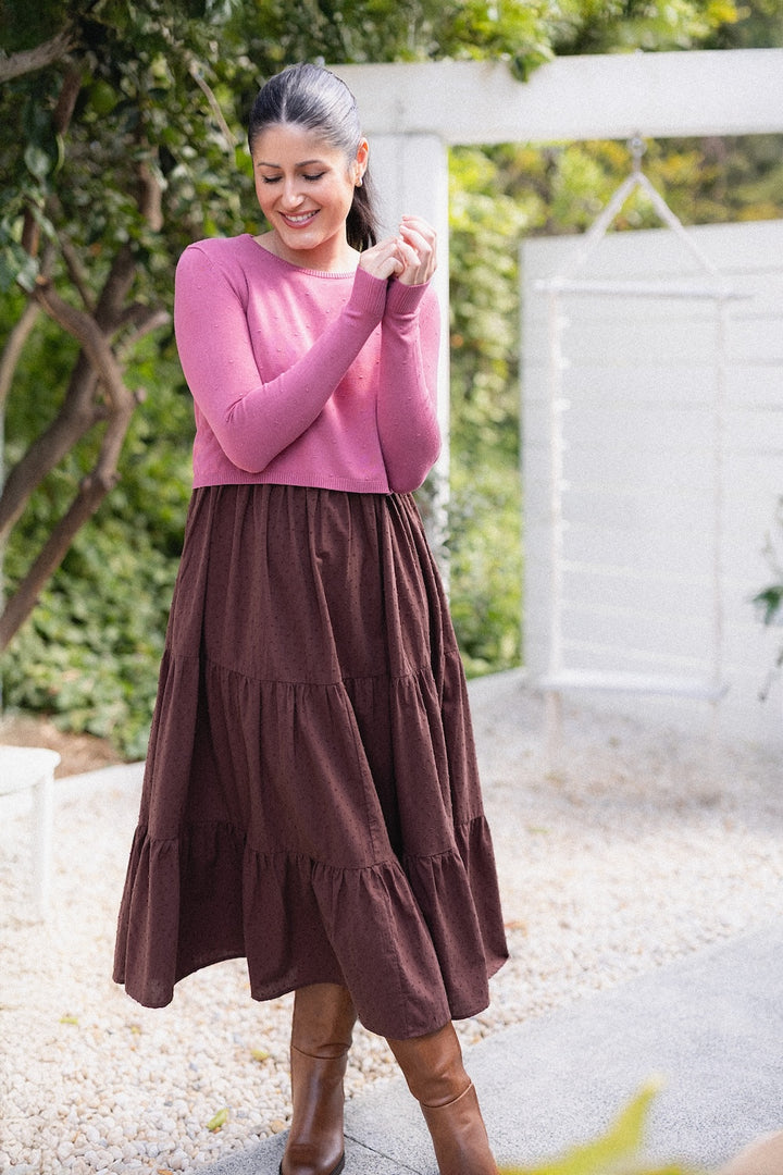 Siena Dress - Chocolate Chip