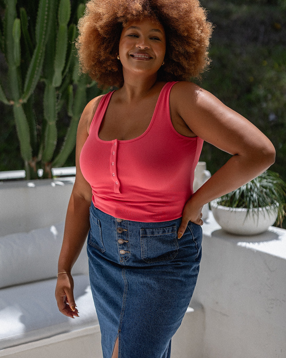 Susie Singlet - Raspberry