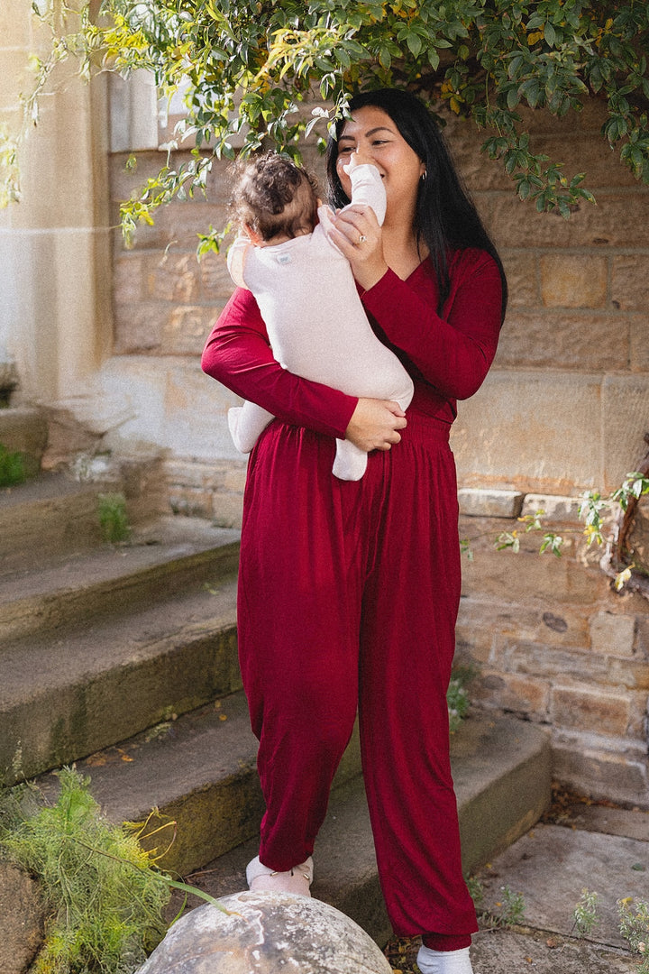 Dream Set Pants - Cherry