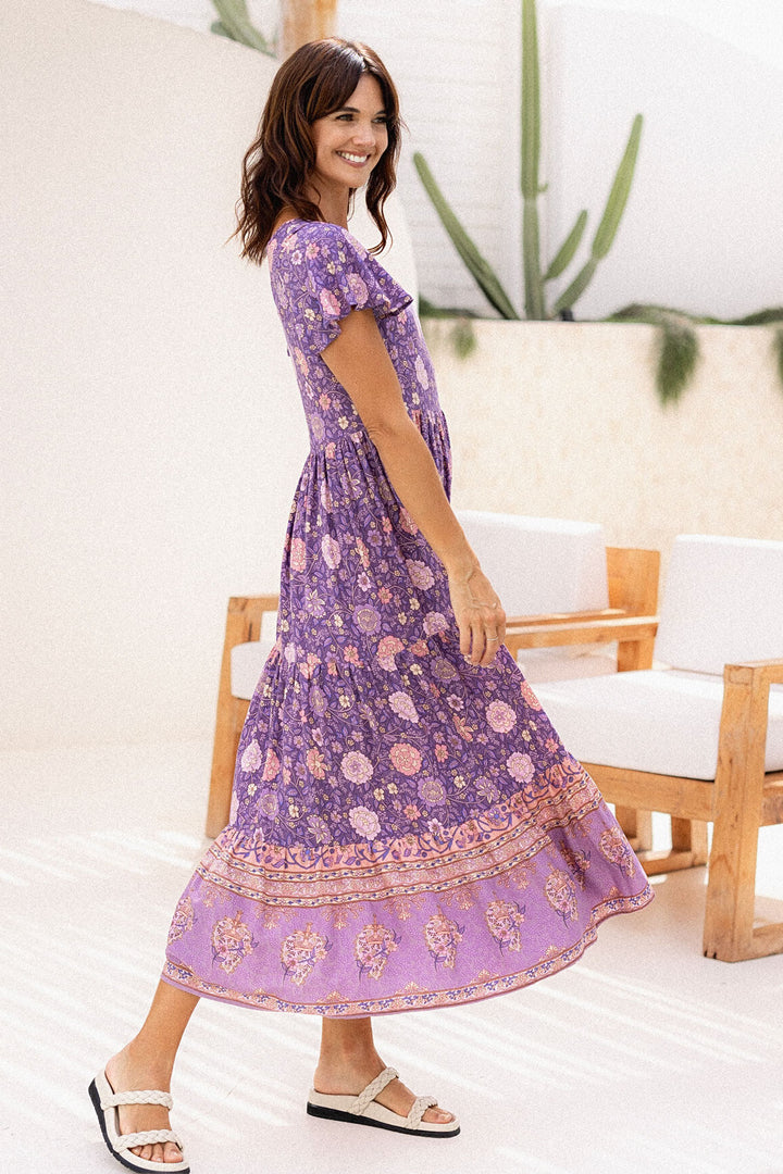 Audrina Dress - Orchid Vista