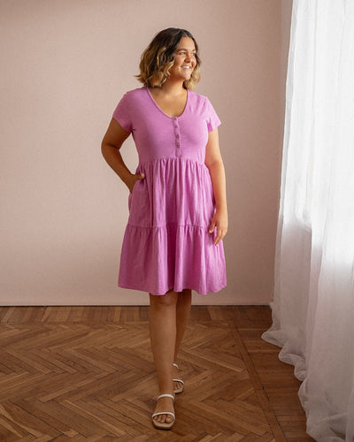 Clover Dress - Bubblegum