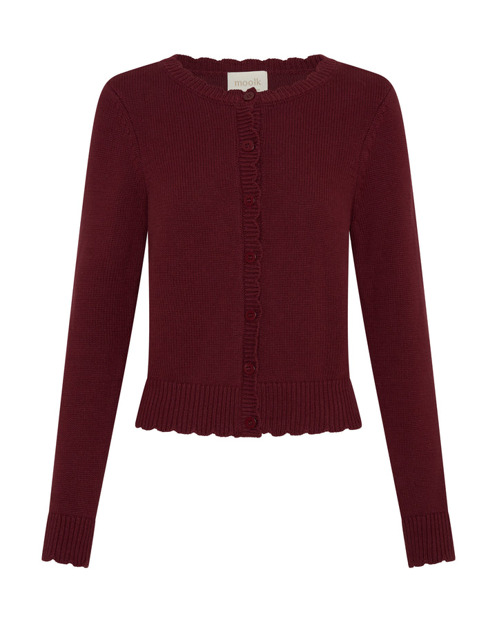 Eden Cardigan - Cabernet