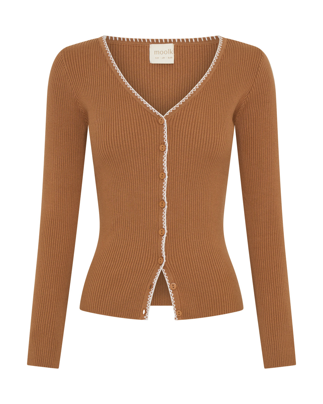 Willa Knit Top - Caramel Contrast