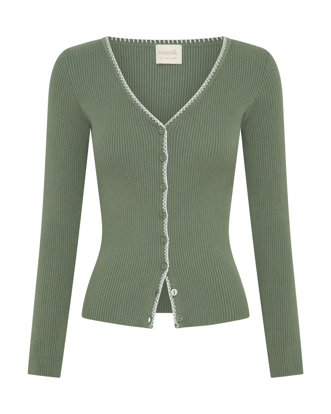 Willa Knit Top - Sage Contrast