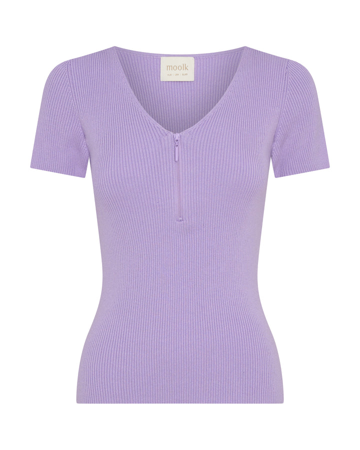 Mila Knit Top - Lavender