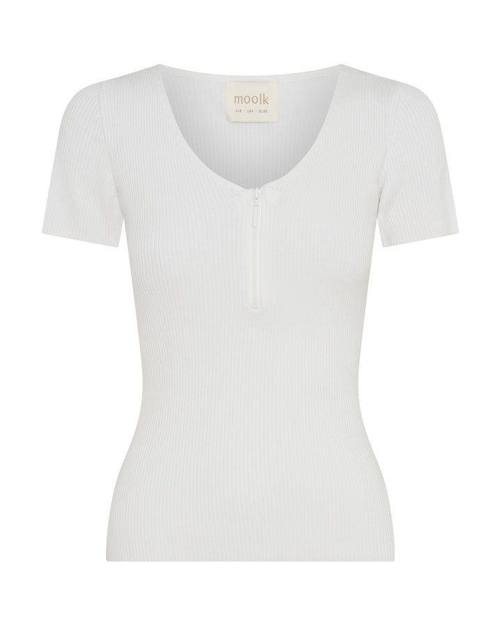 Mila Knit Top - White
