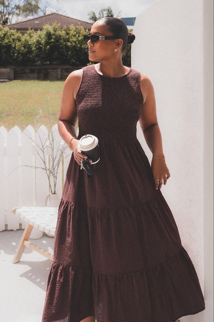 Sophie Dress - Walnut