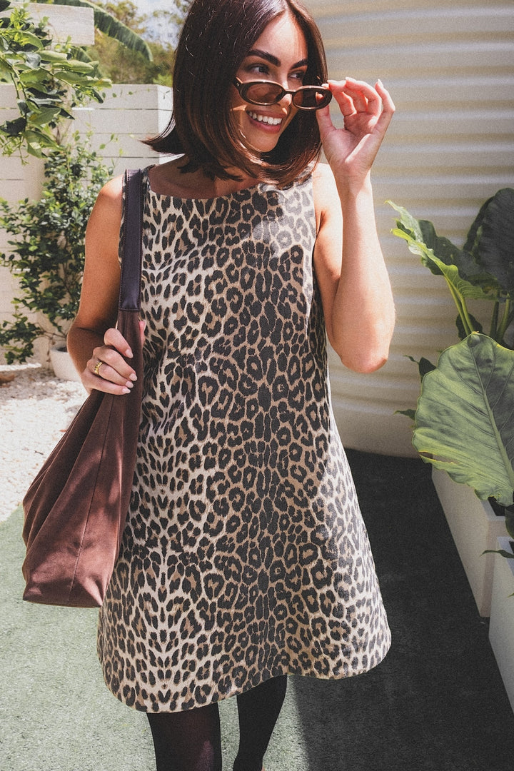 Noah Dress - Leopard