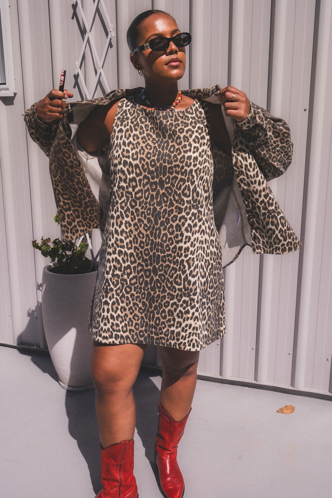 Noah Dress - Leopard