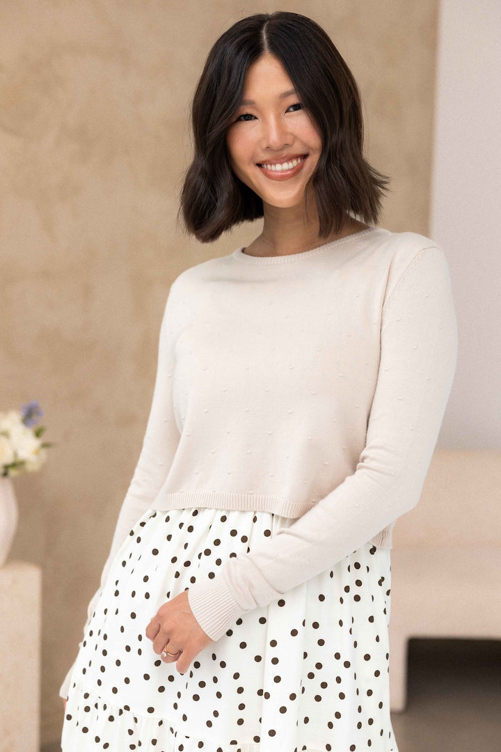 Maisy Knit - Ecru