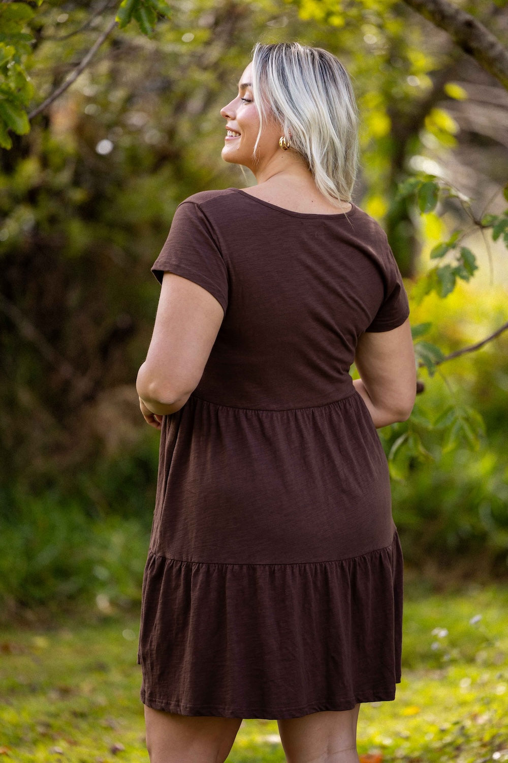 Clover Dress - Chocolate
