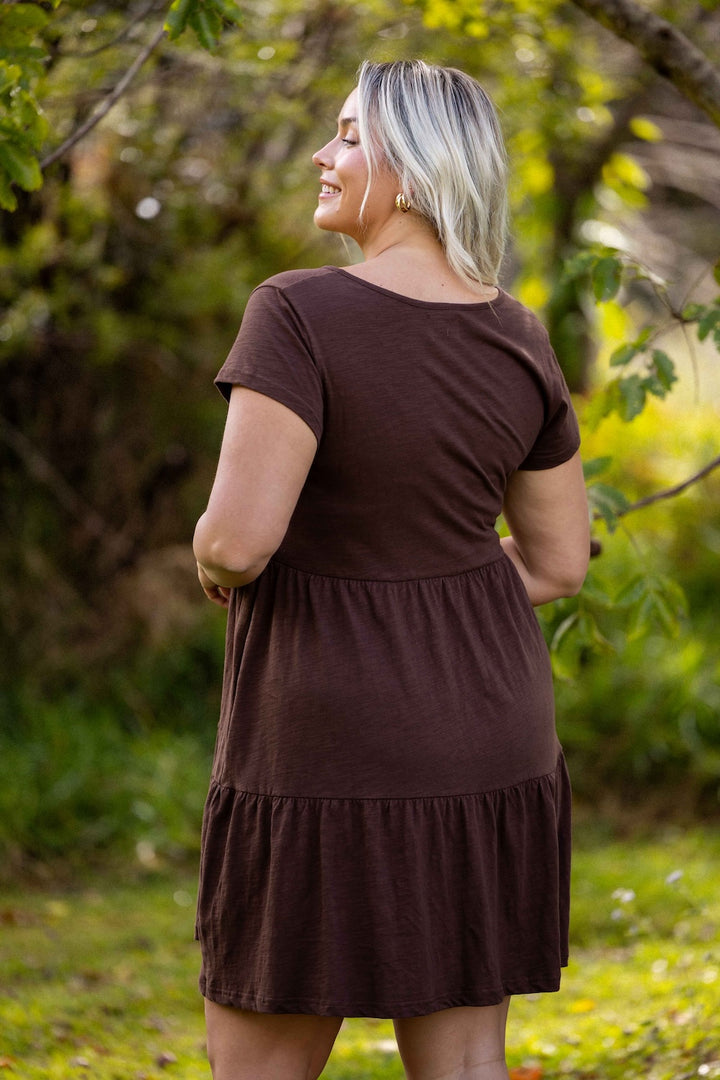 Clover Dress - Chocolate