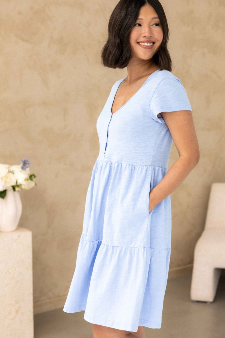 Clover Dress - Baby Blue