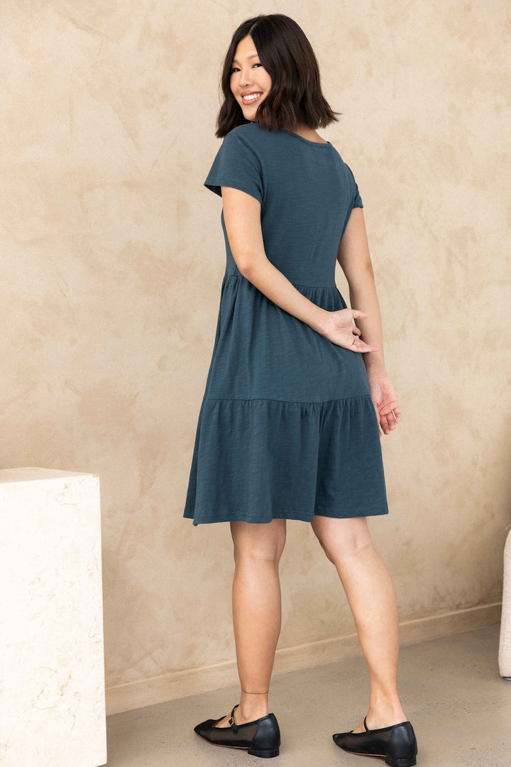 Clover Dress - Teal