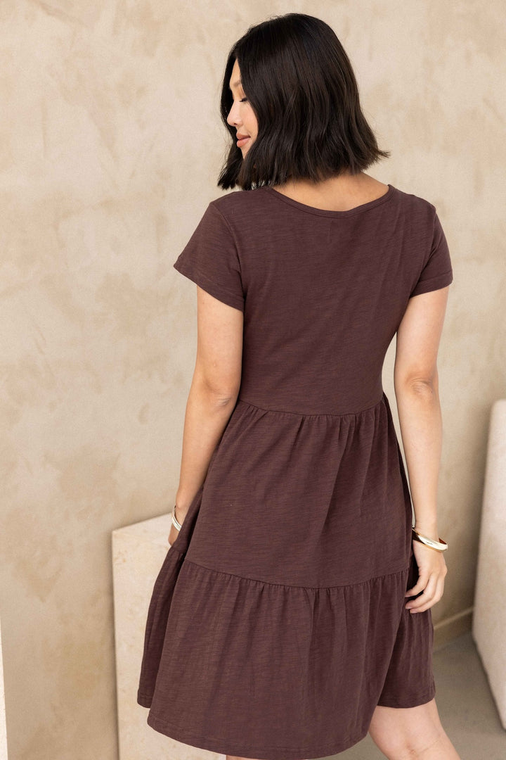 Clover Dress - Chocolate