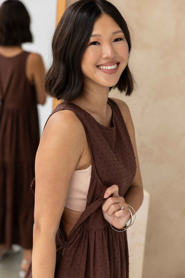 Siena Dress - Chocolate Chip