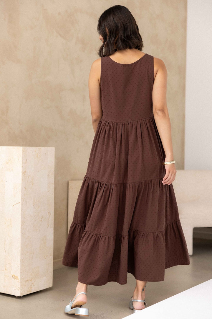 Siena Dress - Chocolate Chip