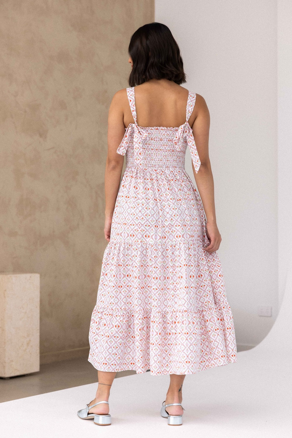 Charlotte Dress - Trellis Rose