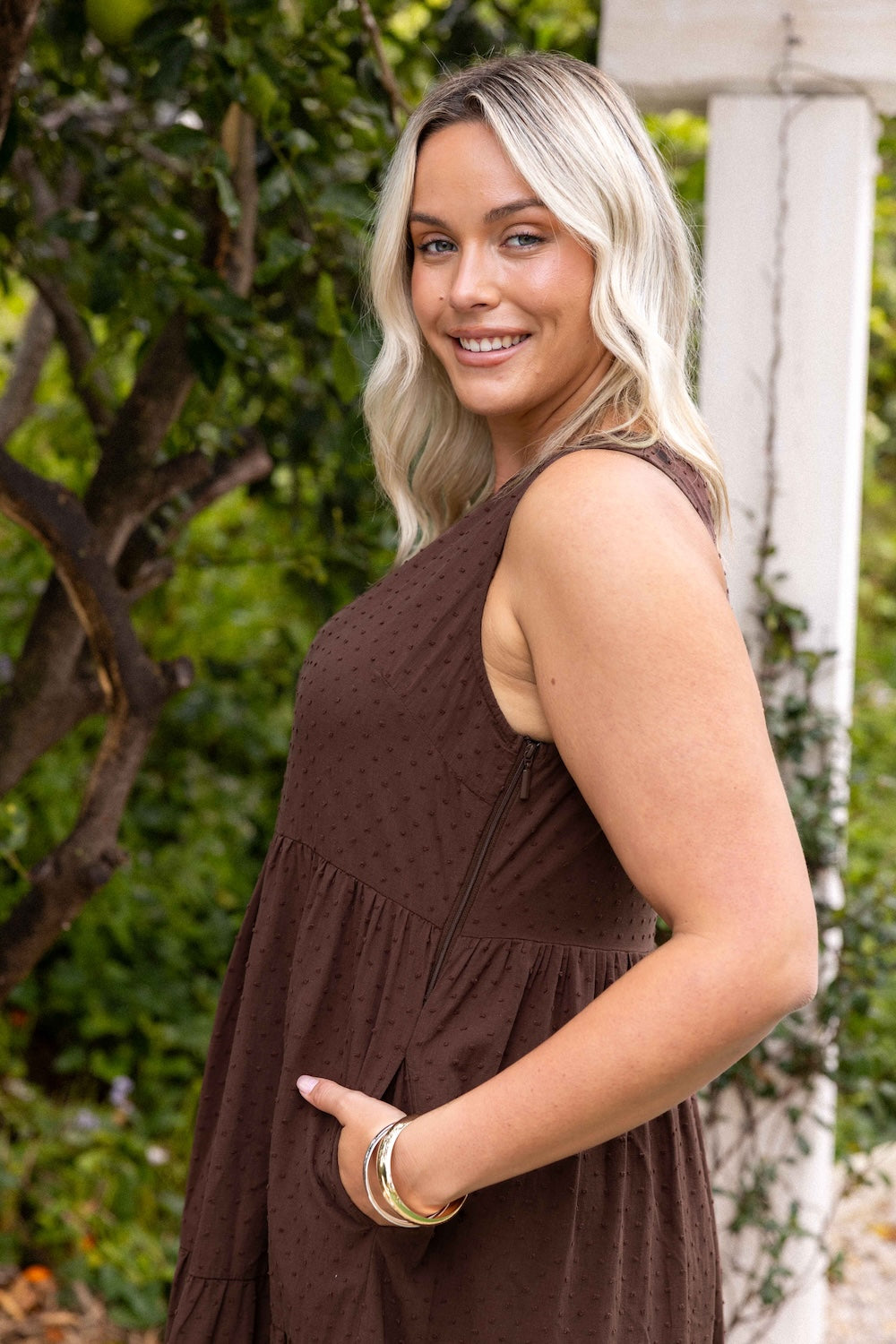 Siena Dress - Chocolate Chip